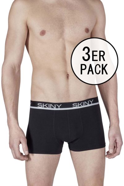 BLACK • 086840 • Pant im 3er Pack • COTTON MULTIPACK Skiny men • Männerunterwäsche im Doppelpack
