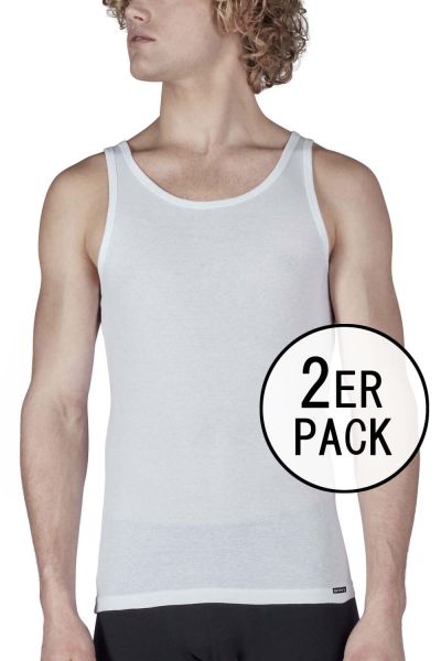 WHITE • 086908 • Tank Top im Doppelpack • Every Day In Shirt Multipack • Skiny men