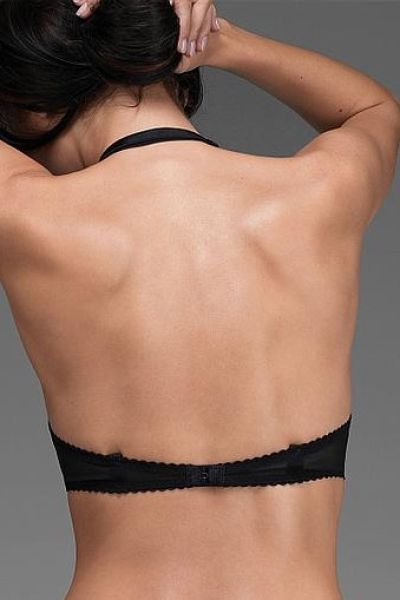 Farbmuster in schwarz • 291370 • Push up BH • Tantale • Implicite