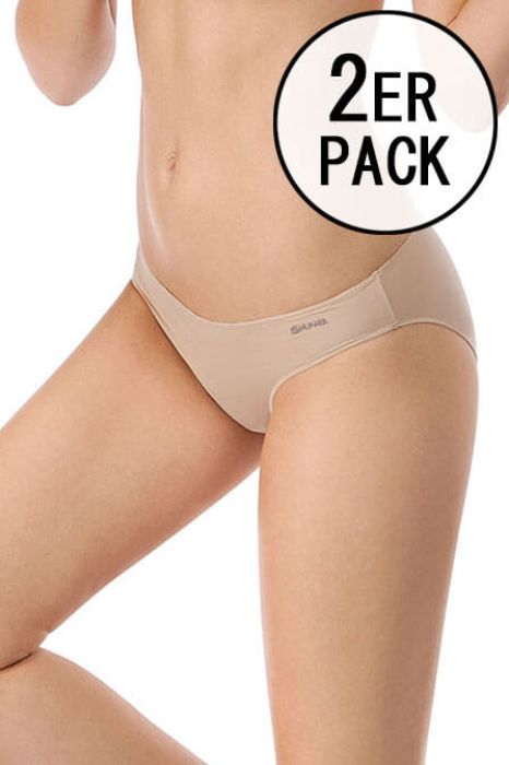 BEIGE • 085721• String im 2er Pack • Every Day In Micro Advantage • Skiny