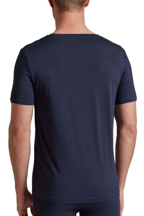 CROWN BLUE • 080317 • V-Shirt • BAMBOO DELUXE von Skiny men • Herrenunterwäsche