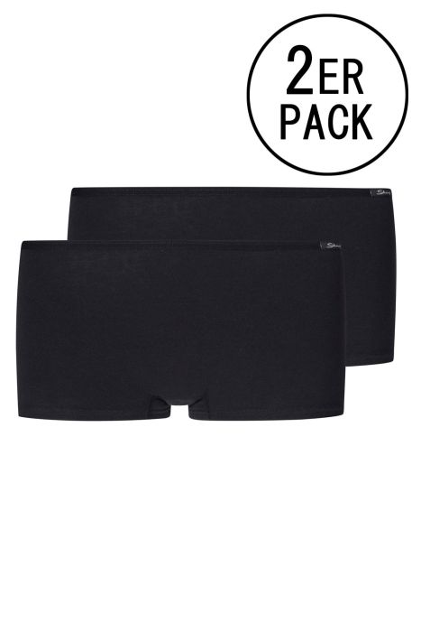 BLACK • 036382 • Panty im 2er Pack • Every Day In Cotton Essentials • Skiny girls